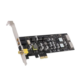 VBESTLIFE PCIE Sound Card, Support for CM6635, HiFi, 127dB & -120dB THD N, 16/24bit Sound Card PCI Express Adapter VBESTLIFE PCIE Sound Card, Support for CM6635, HiFi, 127dB & -120dB THD N, 16/24bit Sound Card PCI Express Adapter
