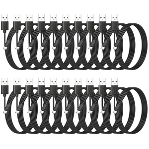 USB A to USB C Cable 20 Pack 6FT, 3A Fast Charging Type C Charger Cord USB A to USB C Cable 20 Pack 6FT, 3A Fast Charging Type C Charger Cord