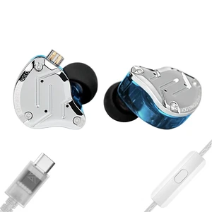 KZ ZS10 PRO USB C Wired Headphones Type-C in Ear Monitor Headphone,4BA+1DD 5 Driver Gaming Earbuds USB C Wired Earphones, HiFi Clarity Sound Immersive Bass IEMs for Gaming (USBC-with Mic, Blue) KZ ZS10 PRO USB C Wired Headphones Type-C in Ear Monitor Headphone,4BA+1DD 5 Driver Gaming Earbuds USB C Wired Earphones, HiFi Clarity Sound Immersive Bass IEMs for Gaming (USBC-with Mic, Blue)