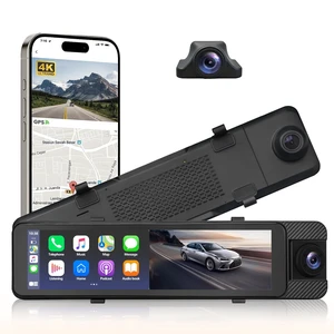 11" Rear View Mirror Dash Cam with Wireless CarPlay & Android Auto 11" Rear View Mirror Dash Cam with Wireless CarPlay & Android Auto