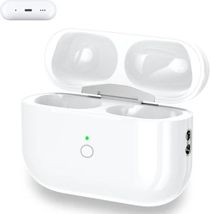 Wireless Charging Case Replacement Compatible with AirPods Pro 1/2 Generation, AirPods Pro 1st & 2nd Charger Case with Bluetooth Pairing Sync Button - No Earbudswith Lightni Wireless Charging Case Replacement Compatible with AirPods Pro 1/2 Generation, AirPods Pro 1st & 2nd Charger Case with Bluetooth Pairing Sync Button - No Earbudswith Lightni