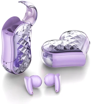 Yihou Purple Kids Cute Wireless Earbuds Kawaii Hearts Shaped Blue Tooth Ear Buds Unique Design Headphones for iPhone Android Kids Girl Friends Yihou Purple Kids Cute Wireless Earbuds Kawaii Hearts Shaped Blue Tooth Ear Buds Unique Design Headphones for iPhone Android Kids Girl Friends