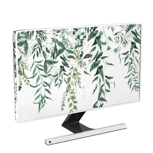 Baocicco Green Botanical Waterproof Screen TV Cover 55 Inch Watercolor Leaves Spring Summer Plants Design TV Display Screen Covers Antistatic Water Resistant Television CoverGreen and White Baocicco Green Botanical Waterproof Screen TV Cover 55 Inch Watercolor Leaves Spring Summer Plants Design TV Display Screen Covers Antistatic Water Resistant Television CoverGreen and White
