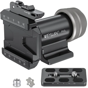 WEYLLAN PH3L MonoGimbal Head with Lever Release for Tripod Monopod, CNC All Metal Side Saddle Gimbal Tilt Head with Arca Swiss QR Plate, Compatible with Camera, Telephoto Lenses, Max Load 22lbs/10kg WEYLLAN PH3L MonoGimbal Head with Lever Release for Tripod Monopod, CNC All Metal Side Saddle Gimbal Tilt Head with Arca Swiss QR Plate, Compatible with Camera, Telephoto Lenses, Max Load 22lbs/10kg
