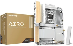 GIGABYTE X870E AERO X3D Wood AMD AM5, ATX, Supports AMD Ryzen 9000/8000/7000 Series Processors, DDR5, 16+2+2 Total Power Phase, 4X M.2, PCIe 5.0, USB4 Type-C, WIFI7, Dual 5 GbE LAN, 5 Year GIGABYTE X870E AERO X3D Wood AMD AM5, ATX, Supports AMD Ryzen 9000/8000/7000 Series Processors, DDR5, 16+2+2 Total Power Phase, 4X M.2, PCIe 5.0, USB4 Type-C, WIFI7, Dual 5 GbE LAN, 5 Year