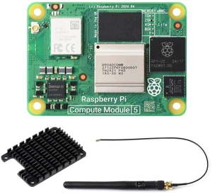 Waveshare CM5 Pi Compute Module 5Comes with an Official Raspberry Pi CM5102000 (with Wireless, 2GB RAM, 0GB (Lite) eMMC Flash), an Antenna Kit and a HEATSINK (3 Items) Waveshare CM5 Pi Compute Module 5Comes with an Official Raspberry Pi CM5102000 (with Wireless, 2GB RAM, 0GB (Lite) eMMC Flash), an Antenna Kit and a HEATSINK (3 Items)