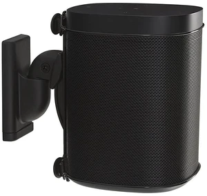 Sanus Wireless Speaker Wall Mount for Sonos ONE - Tool Free Tilt & Swivel Adjustments For Best Audio - Single (black) - WSWM21-B1 Sanus Wireless Speaker Wall Mount for Sonos ONE - Tool Free Tilt & Swivel Adjustments For Best Audio - Single (black) - WSWM21-B1