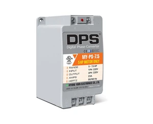 DPS Digital Phase Converter 7.5HP, My-PS-7.5, Single to 3 Phase, 23A 220V DPS Digital Phase Converter 7.5HP, My-PS-7.5, Single to 3 Phase, 23A 220V