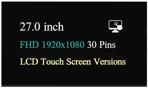27" Screen Replacement LM270WFA-SSB1 LM270WFA SS B1 LM270WFA(SS)(B1) LCD Touch Display Panel FHD 1920(RGB)1080 30 pins 75Hz 27" Screen Replacement LM270WFA-SSB1 LM270WFA SS B1 LM270WFA(SS)(B1) LCD Touch Display Panel FHD 1920(RGB)1080 30 pins 75Hz