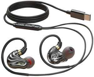 Holiper Dual Driver USB C Headphones in Ear Buds Wired Earphones with Mic Holiper Dual Driver USB C Headphones in Ear Buds Wired Earphones with Mic