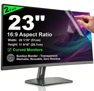 2 Pack Nano Suction Border Privacy Screen for 23 Inch Computer Monitor 2 Pack Nano Suction Border Privacy Screen for 23 Inch Computer Monitor