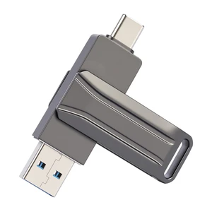 Skiddrive 128GB USB Flash Drive, Dual USB-A and Type-C Thumb Drive Skiddrive 128GB USB Flash Drive, Dual USB-A and Type-C Thumb Drive