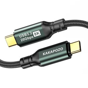 KAKAPOZO USB C 3.2 Gen 2x2 Video Cable for Monitor - 15FT / 4.6M KAKAPOZO USB C 3.2 Gen 2x2 Video Cable for Monitor - 15FT / 4.6M