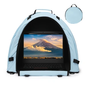 Funria Portable Laptop Sun Shade Foldable Laptop Tent for Working Outside Funria Portable Laptop Sun Shade Foldable Laptop Tent for Working Outside