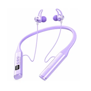 INDIVISO Bluetooth 5.4 Neckband Earbuds, Wireless Sports Headphones with Mic, 30H Playtime, IPX5 Sweatproof, Deep Bass, Fast Pairing for Running Gym Workout Commute (Purple) INDIVISO Bluetooth 5.4 Neckband Earbuds, Wireless Sports Headphones with Mic, 30H Playtime, IPX5 Sweatproof, Deep Bass, Fast Pairing for Running Gym Workout Commute (Purple)