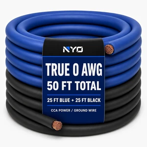 50FT 0 Gauge Wire Automotive Wire, CCA 0 AWG Power Ground Battery Cable 50FT 0 Gauge Wire Automotive Wire, CCA 0 AWG Power Ground Battery Cable