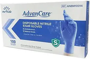 AdvanCare Nitrile Exam Gloves XL [Case of 1000]