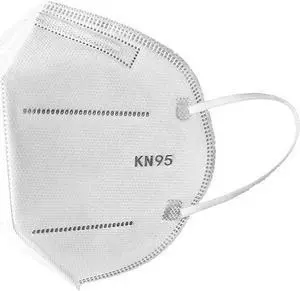 KN95 Face Mask, White (Case of 1200)