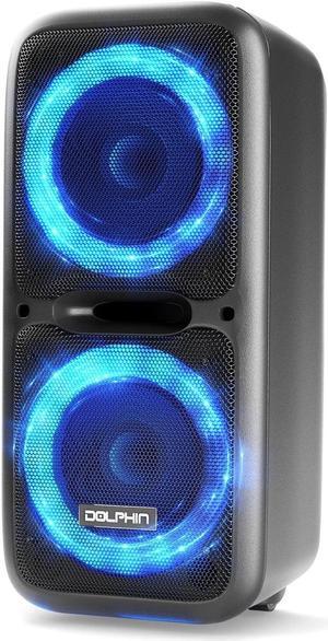 Dolphin SP-2120RBT Portable Bluetooth Speaker Rechargeable Sound System with Microphone