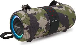 Dolphin LX-60 Camouflage Bluetooth Speaker Waterproof Boombox with DSP