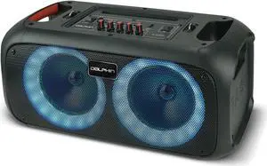 Dolphin SP-2600RBT Dual 6.5" Party Speaker with Shoulder Strap