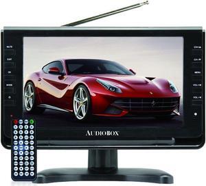 Audiobox TV-009 Compact 9" Digital Monitor/TV for Outdoor, RV Ready - HDMI, Local Channels, A/V, 12V Car Charger