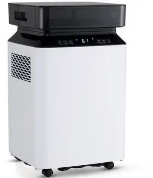 ARLIME 90 Pint Dehumidifier with Pump, 6000 Sq. Ft, Continuous & Auto Mode, 2.2 Gallon Water Tank, Auto or Manual Drainage & 4 Wheels, Dehumdifier for Home, Basement, RV (90 Pint)