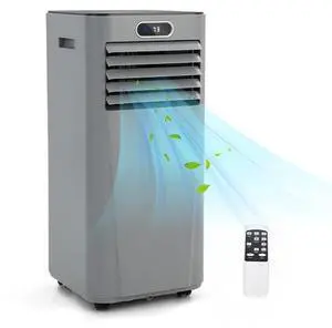 ARLIME Air Conditioner Portable, 10000 BTU Cools up to 350 sq. ft, Portable AC Unit with Fan & Dehumidifier, 2 Speed, Child Lock, 24H Timer, LED Display, Air Cooler for Living Room, Bedroom, Office
