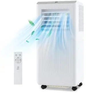 ARLIME 10000 BTU Portable Air Conditioner, 3-in-1 Freestanding Air Cooler w/Fan, Sleep Mode, Remote Control, 24H Timer & Window Installation Kit, AC Unit Cools up to 350 Sq.Ft. (10000 BTU)