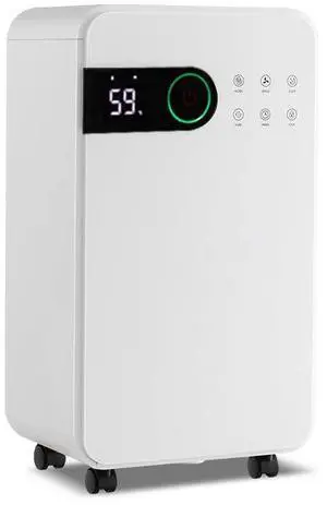 ARLIME 2500 Sq. Ft Dehumidifiers for Home, 32 Pints Smart Dehumidifier with Drain Hose, 3-Color Indicator Light with Auto Defrost & Child Lock, Dehumidifier for Bedroom, Basement, Garage, Bathroom