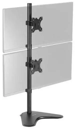 Nshi Dual LCD Monitor Vertical Stand Mount, Fits 2 Ultrawide Screens up to 34"