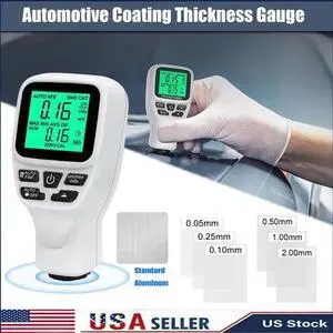 Digital Auto Car Paint Thickness Tester Coating Film Measuring Gauge LCD Meter Digital Auto Car Paint Thickness Tester Coating Film Measuring Gauge LCD Meter