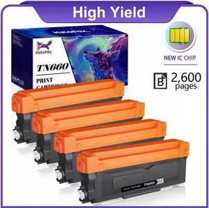 v4ink 4 High Yield TN660 Toner Cartridge For MFC-L2700D DCP-L2540DW TN630
