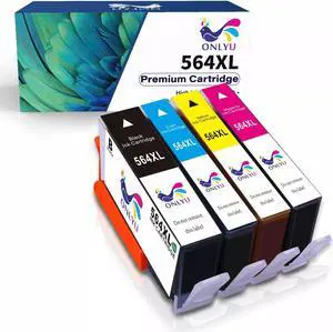 4 PACK Compatible For 564 XL Ink cartridges for OfficeJet 4622 OfficeJet 4610