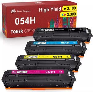 4PK XL Toner Cartridge for 054H Imageclass MF640C MF644cdw MF642cdw LBP620