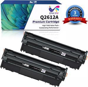 2PCS Q2612A Toner Cartridge Replacement For 12A LaserJet 1018 1020 1022 1010
