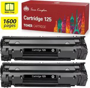 2 PK High Yield 125 Toner Cartridge for ImageClass LBP6000 LBP6030w MF3010