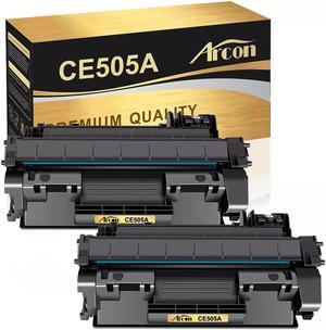 2PK CE505A Toner Cartridge Compatible With 05A LaserJet P2035 P2050 P2055DN