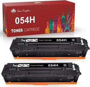 2pack 054H XXL Black Toner for Color imageCLASS MF642Cdw LBP620 MF645CX