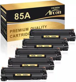 5PACK CE285A 85A Toner WITH CHIP For LaserJet P1006 Pro M1138 M1139 M1210