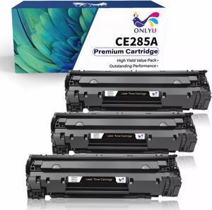 3 Black Toner Compatible with CE285A 85A LaserJet Pro P1102 P1102w M1212nf