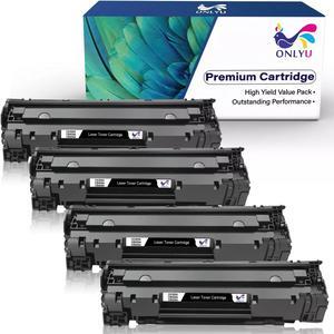 4 Compatible For 85A CE285A Black Toner Cartridge LaserJet Pro M1212nf MFP