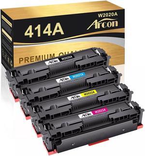 4PK 414A W2020A Toner No Chip For M454 Color Laserjet Pro MFP M479 M454dw