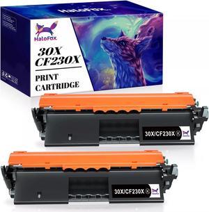2PK Black Toner replacement for CF230X LaserJet M203d M203dn M203dw Printer