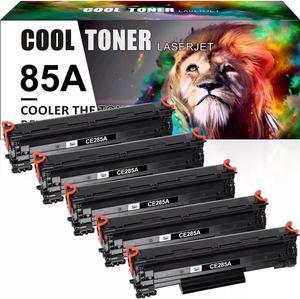 5x Black Toner Compatible with 85A CE285A LaserJet P1102 P1102w M1212nf M1217