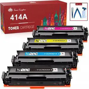 4PK W2020A Toner For 414A Color LaserJet Pro M454dn M454dw M454dn NO CHIP
