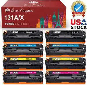 8 PK High Yield CF210A -CF213A Toner Cartridge Set For LaserJet Pro200 M251n