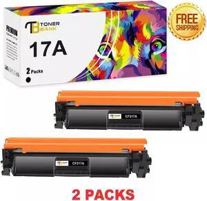 2X CF217A 17A Toner Cartridge for LaserJet Pro MFP M130nw M130fw M130fn M130a
