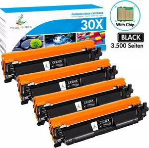 4PK 30X Black Toner replacement for CF230X LaserJet MFP M227fdn MFP M227sdn