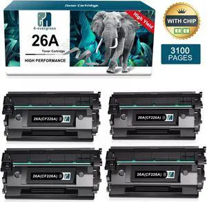 4PK CF226A For LaserJet Pro M402d M402dw M402dn M402n Black Toner Cartridge